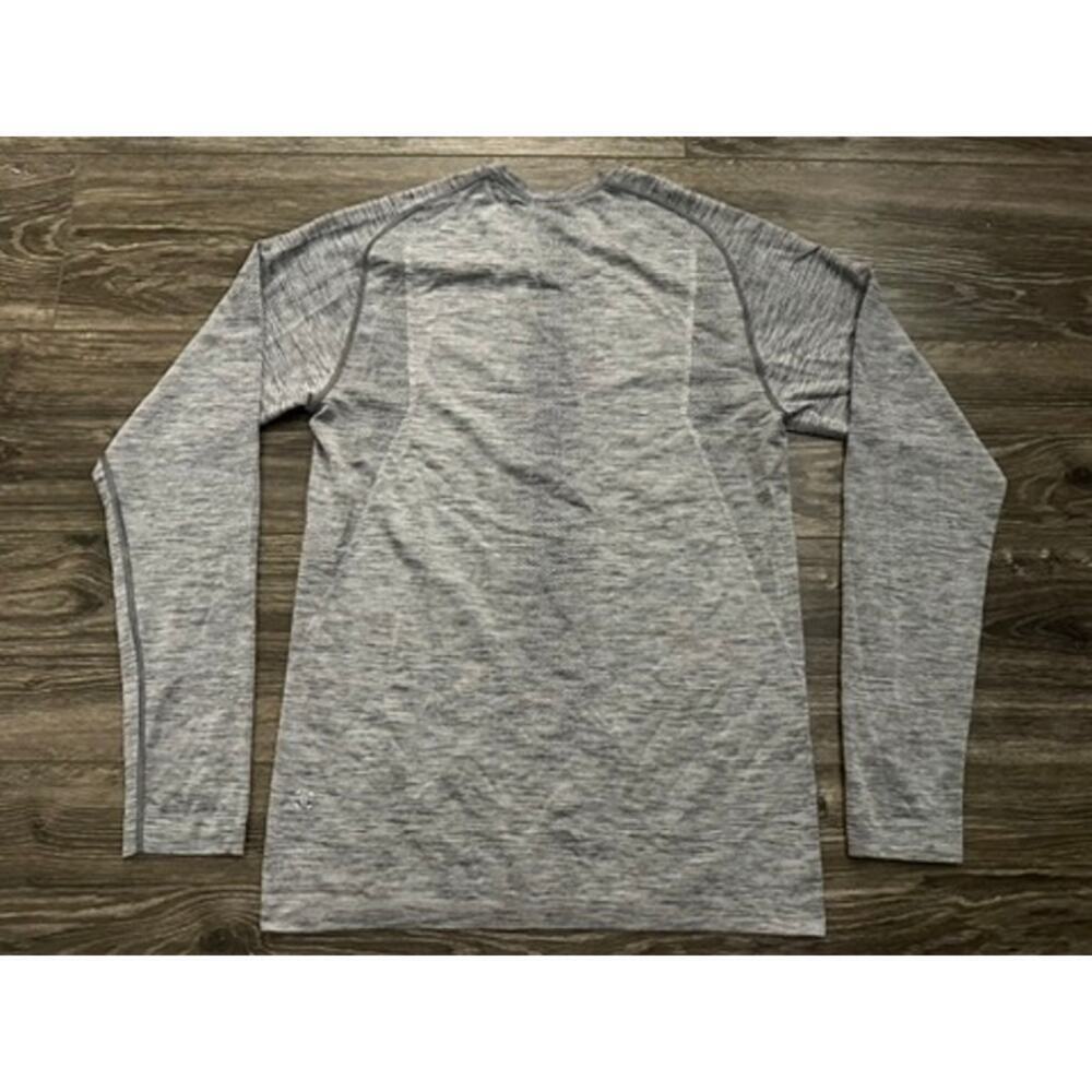 Lululemon Metal Vent Tech Shirt Men S Heather Gray Long Sleeve Gym Activewear - Picture 5 of 6